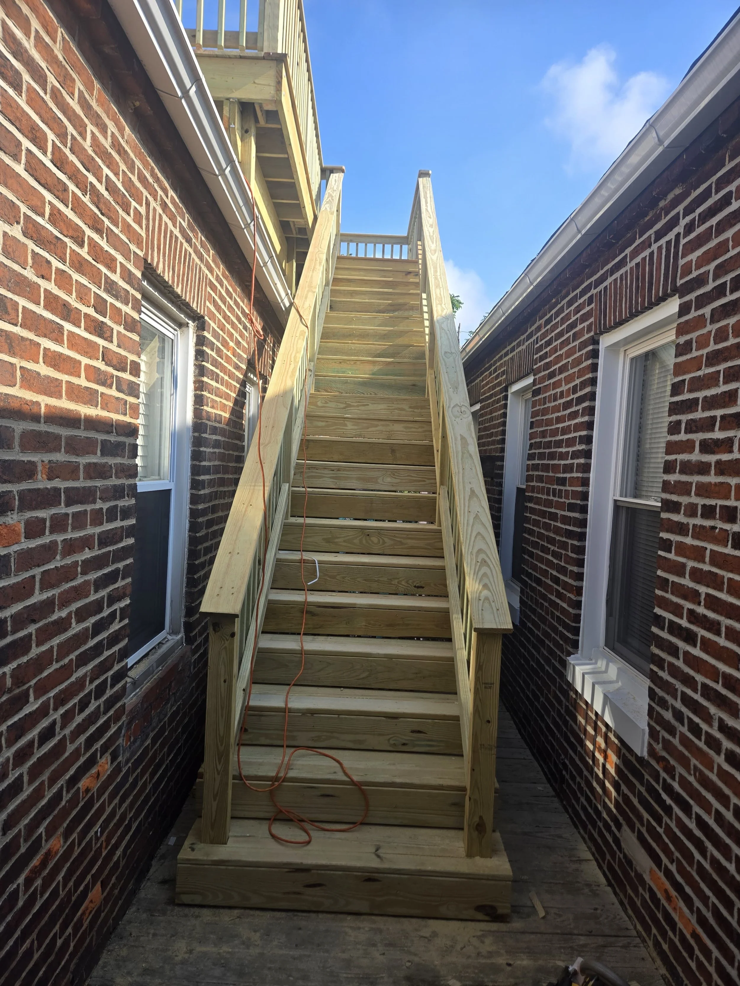 Luxury deck, custom deck, vinyl handrails, Lumber handrails, lumber deck, composite boards, door deck, elevated deck, engineering, architectural, structural deck, framing deck; Lumber deck, roof deck, elevated deck, decks in new york city, decks buil