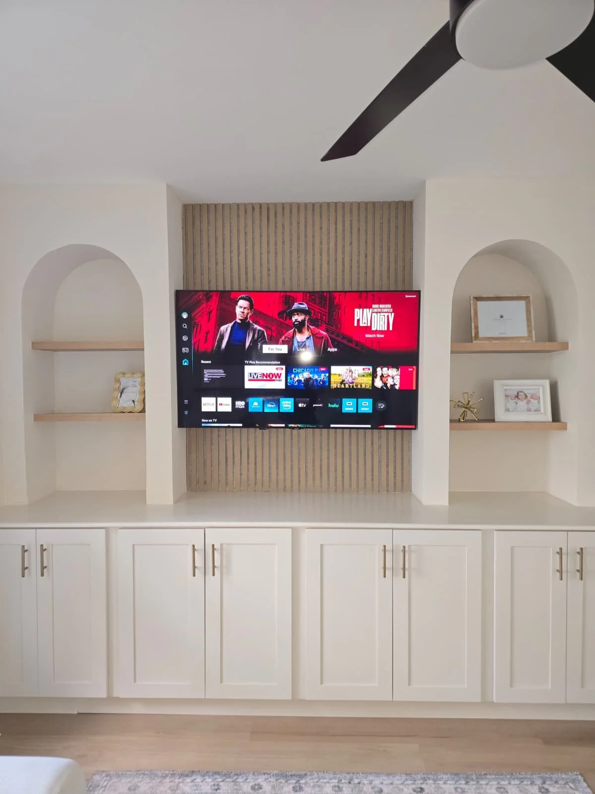 Strategic closet organization and built-in shelving. Maximizing functionality with custom woodwork in Potomac Park, MD.