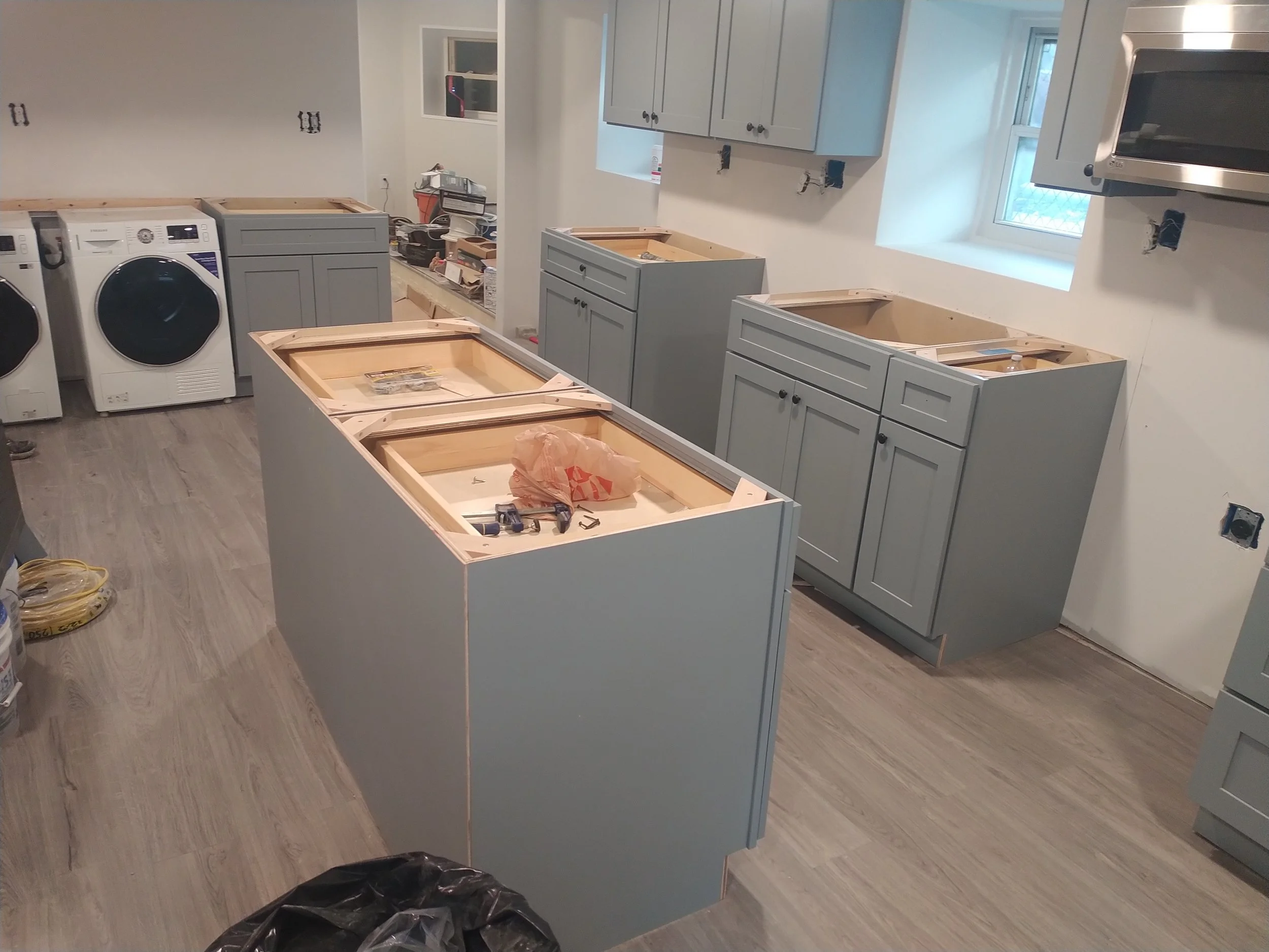 Luxury undermount sink and chrome fixture installation in Columbia, MD. High-end plumbing integration and seamless countertop finishes by Elite Craft.