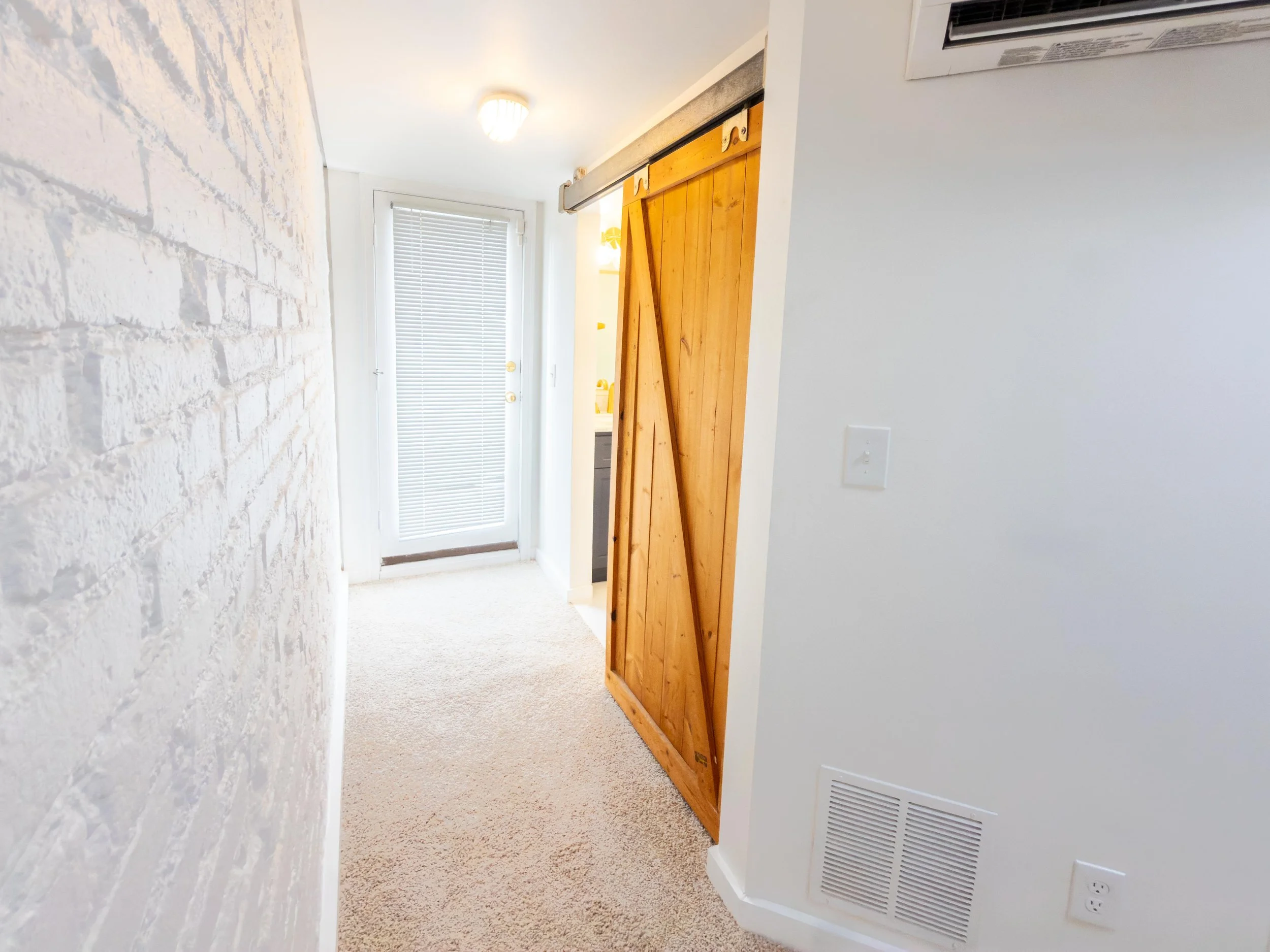 Barn Door, Custom glass door, shower niche, white subway tiles, luxury bathroom, New York  bathroom style, New Jersey bathroom remodeling, Maryland bathroom remodeling, luxury remodeling, Bathroom refresh.