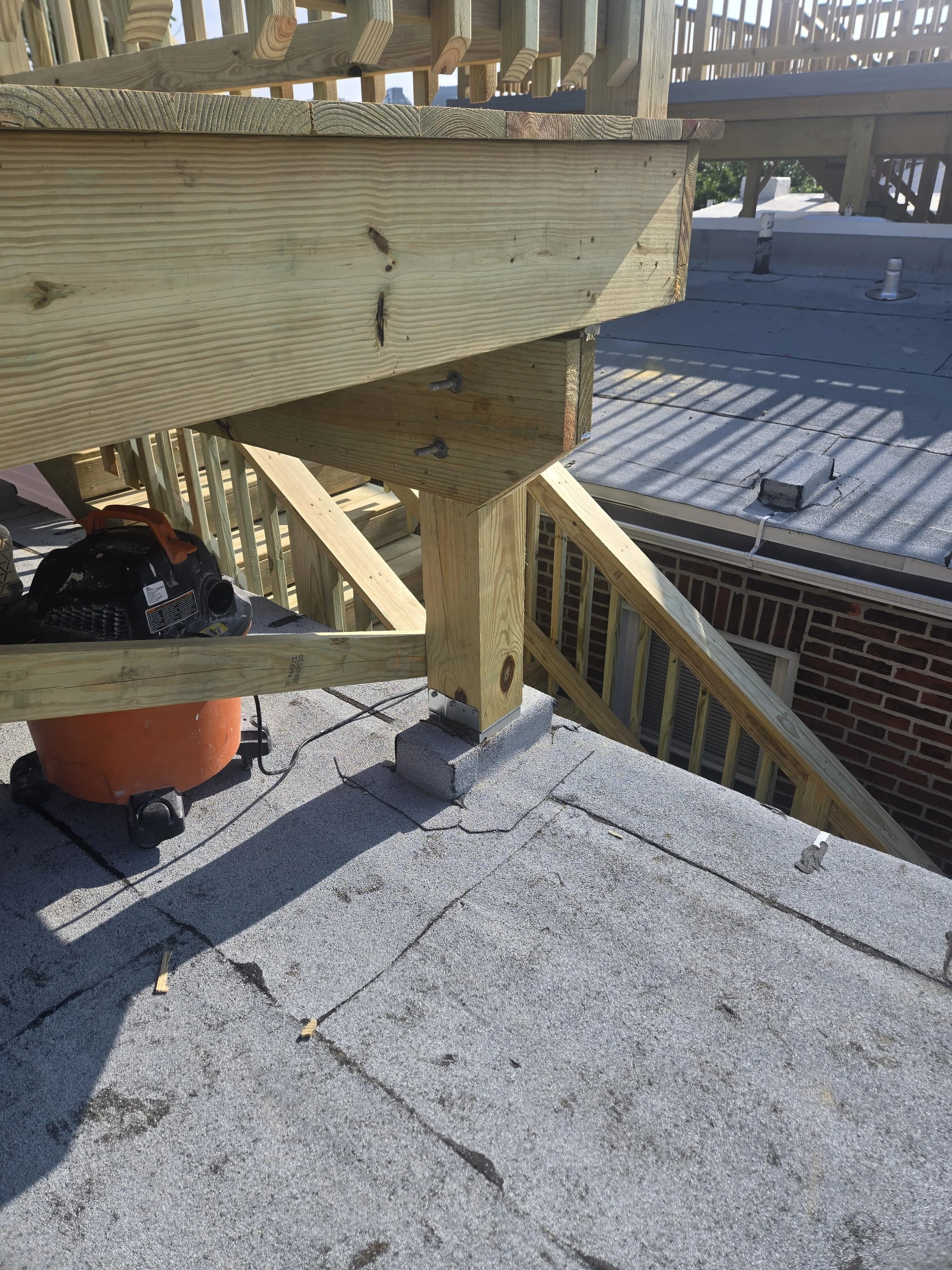 Luxury deck, custom deck, vinyl handrails, Lumber handrails, lumber deck, composite boards, door deck, elevated deck, engineering, architectural, structural deck, framing deck; Lumber deck, roof deck, elevated deck, decks in new york city, decks buil