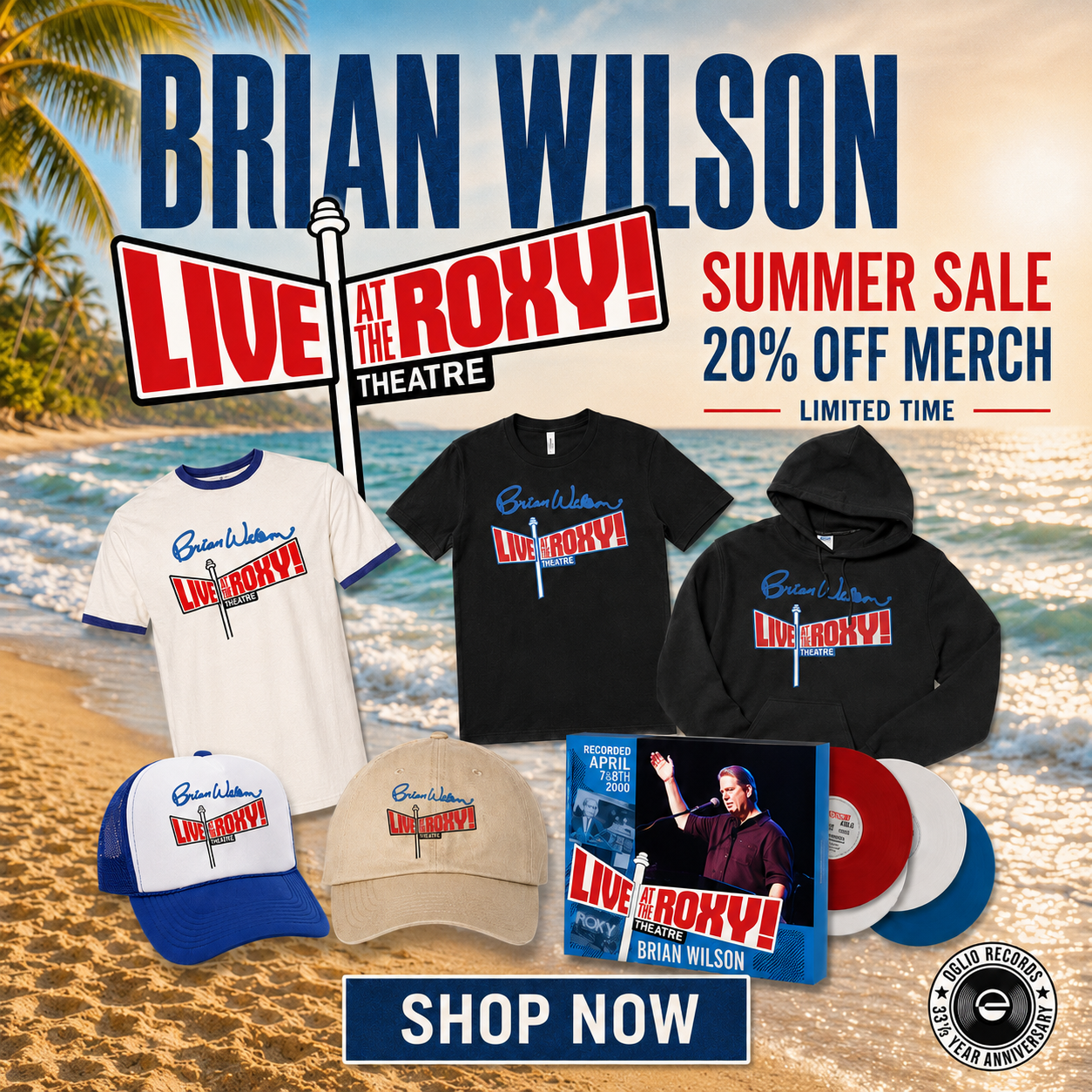 Brian Wilson - Summer Merch Sale!