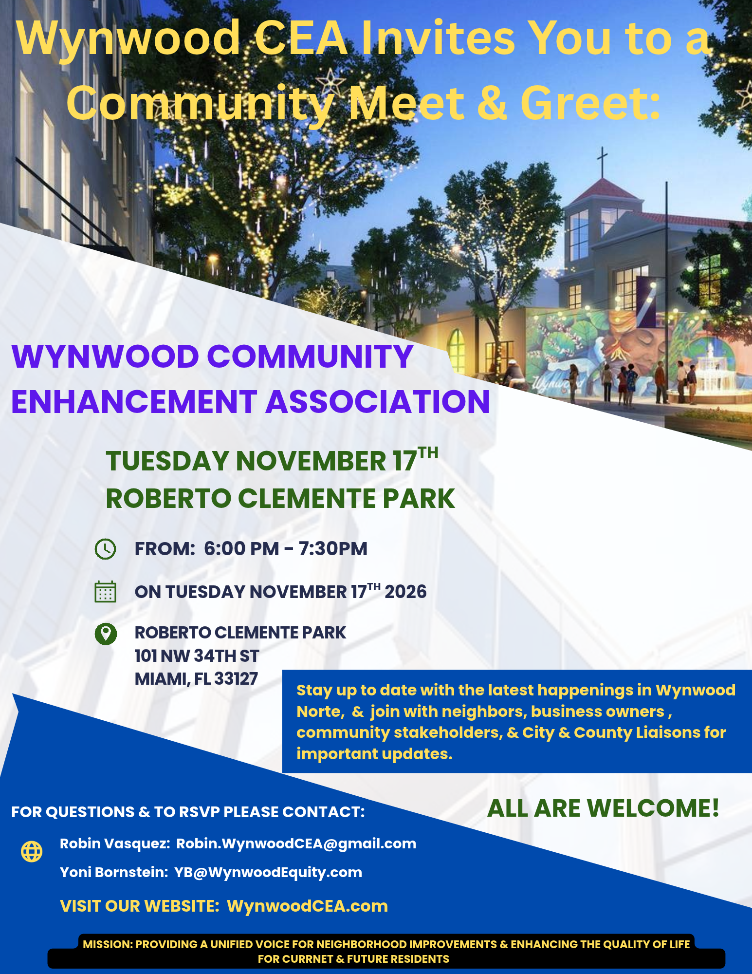 Wynwood CEA Public Meeting