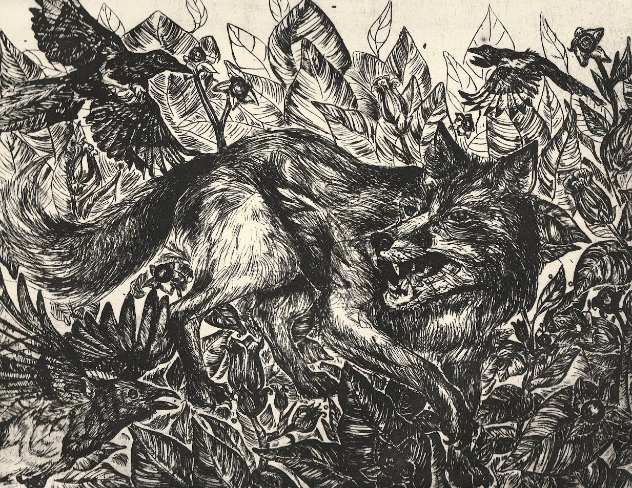 "Fox and Magpies"
