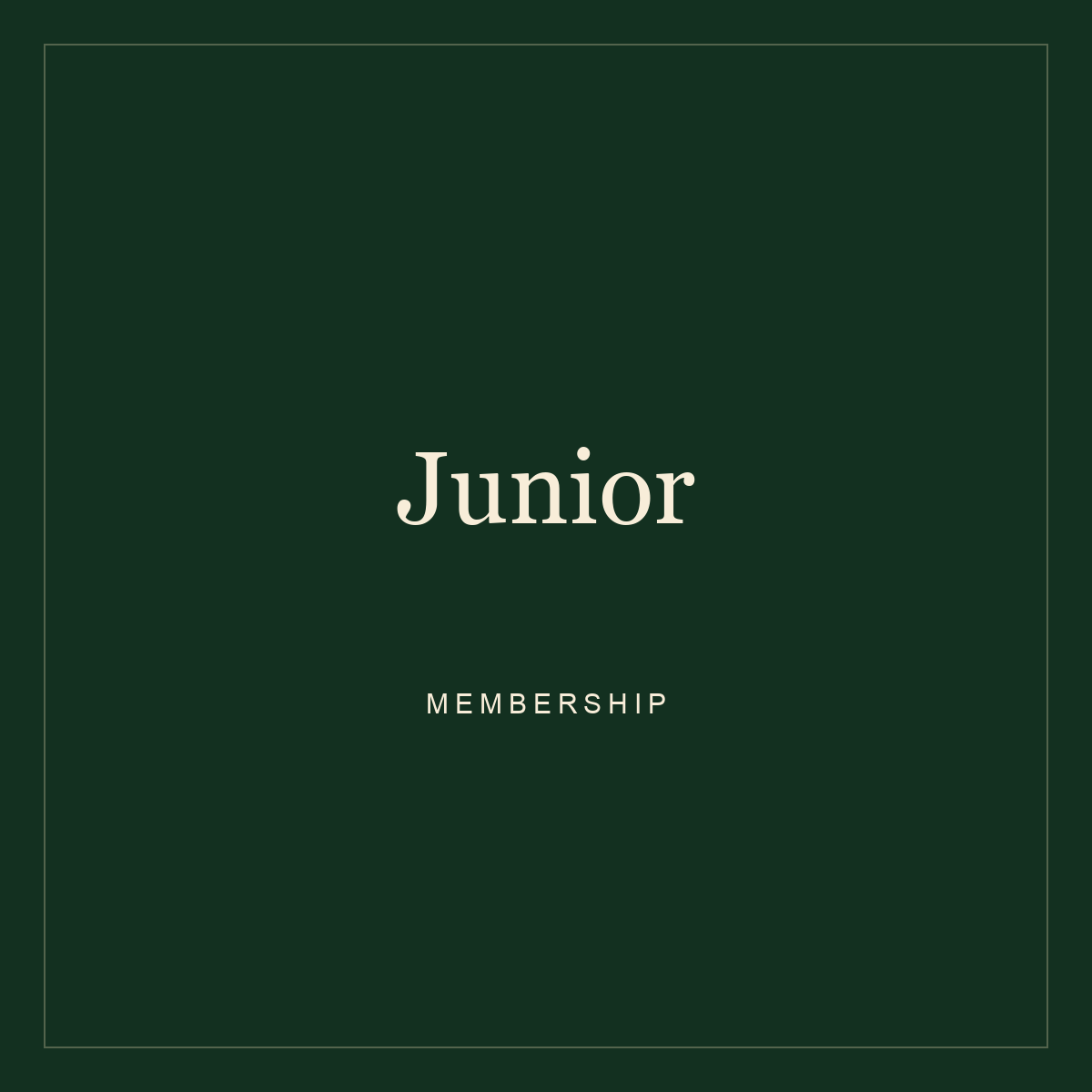 Junior Membership