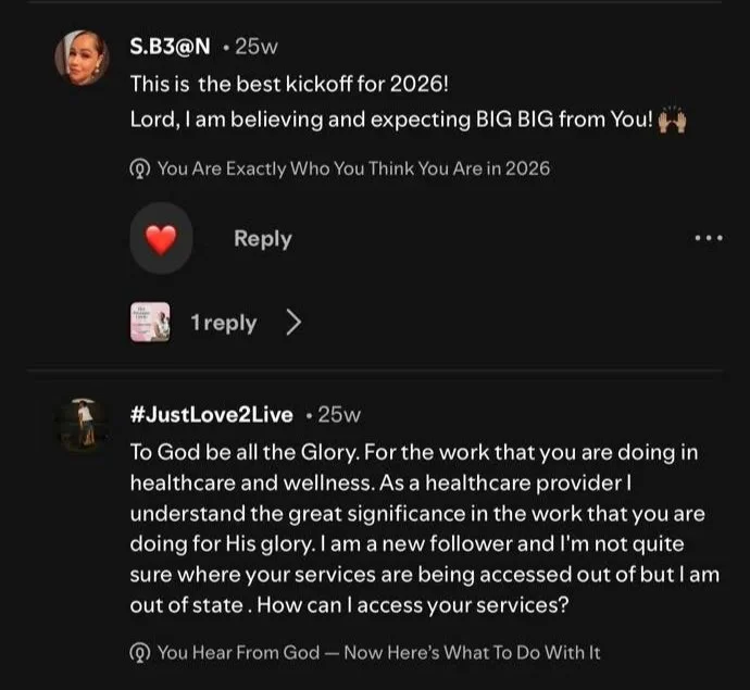 Her Promise Circle Podcast Testimonials