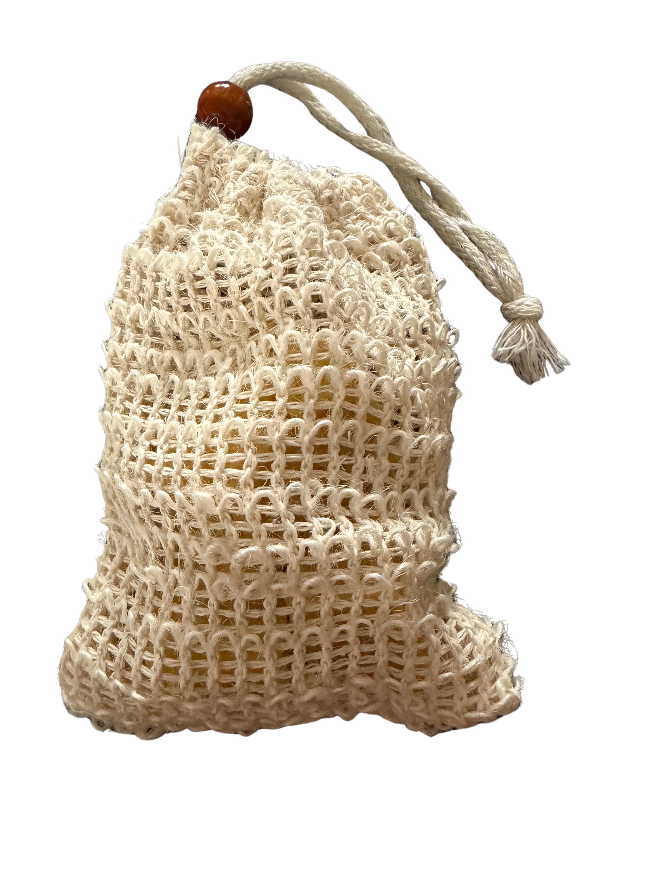 Honeysuckle soap in Sisal bag