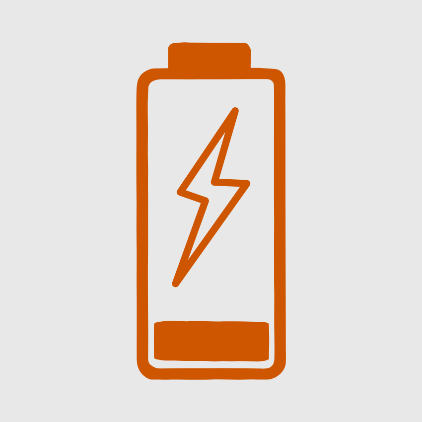 battery running out of charge