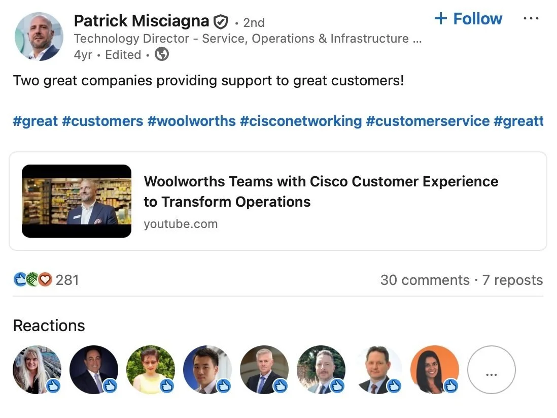 Executive Social Media