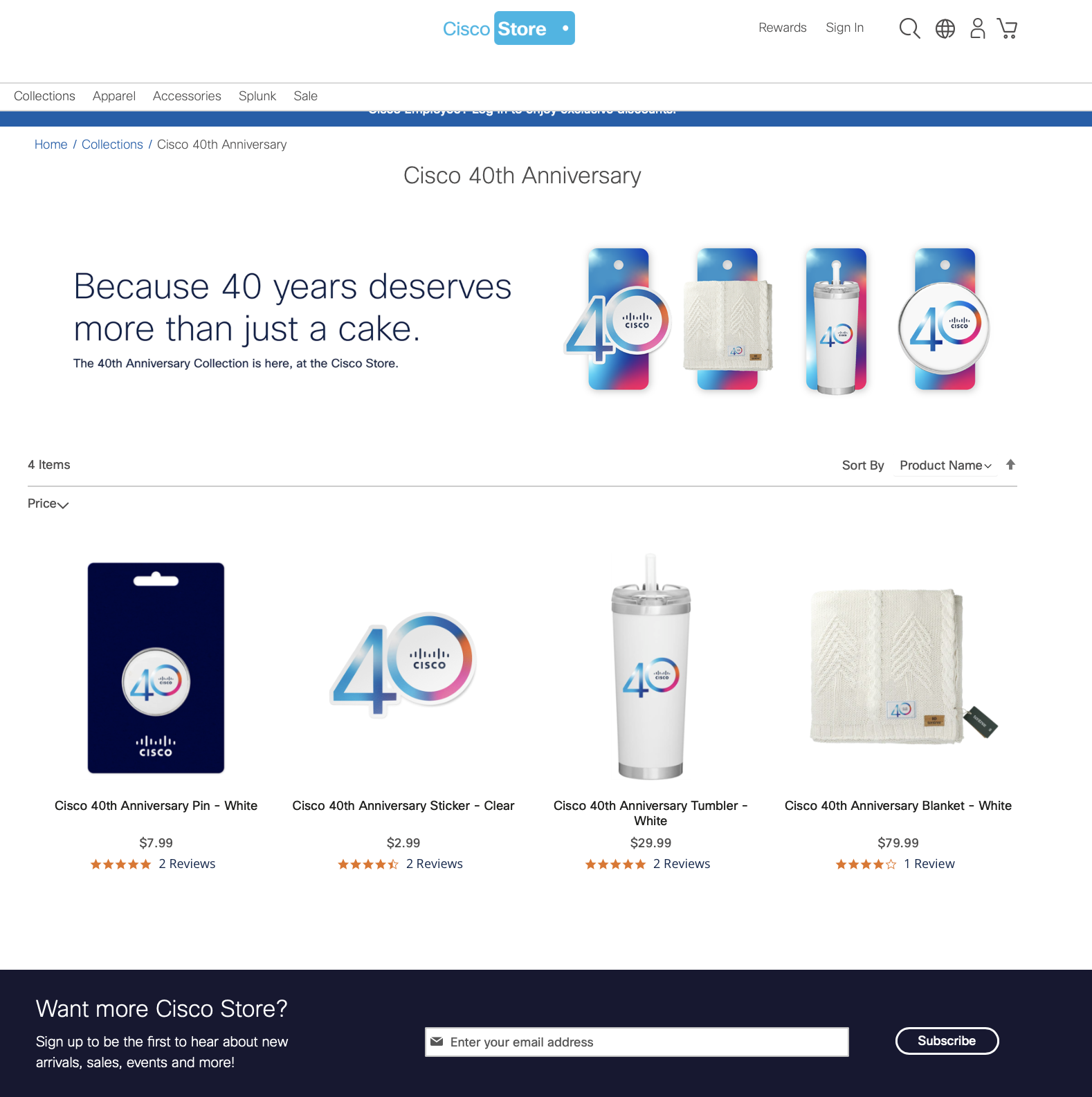 Cisco Store Website & Banner