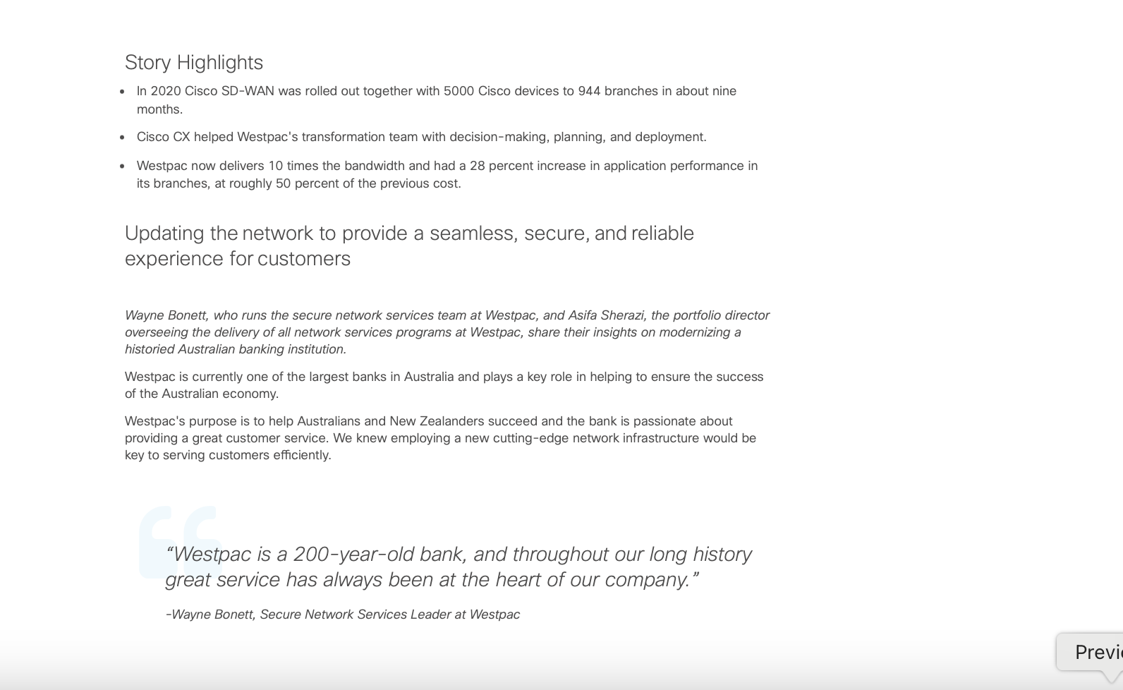 Written Case Study