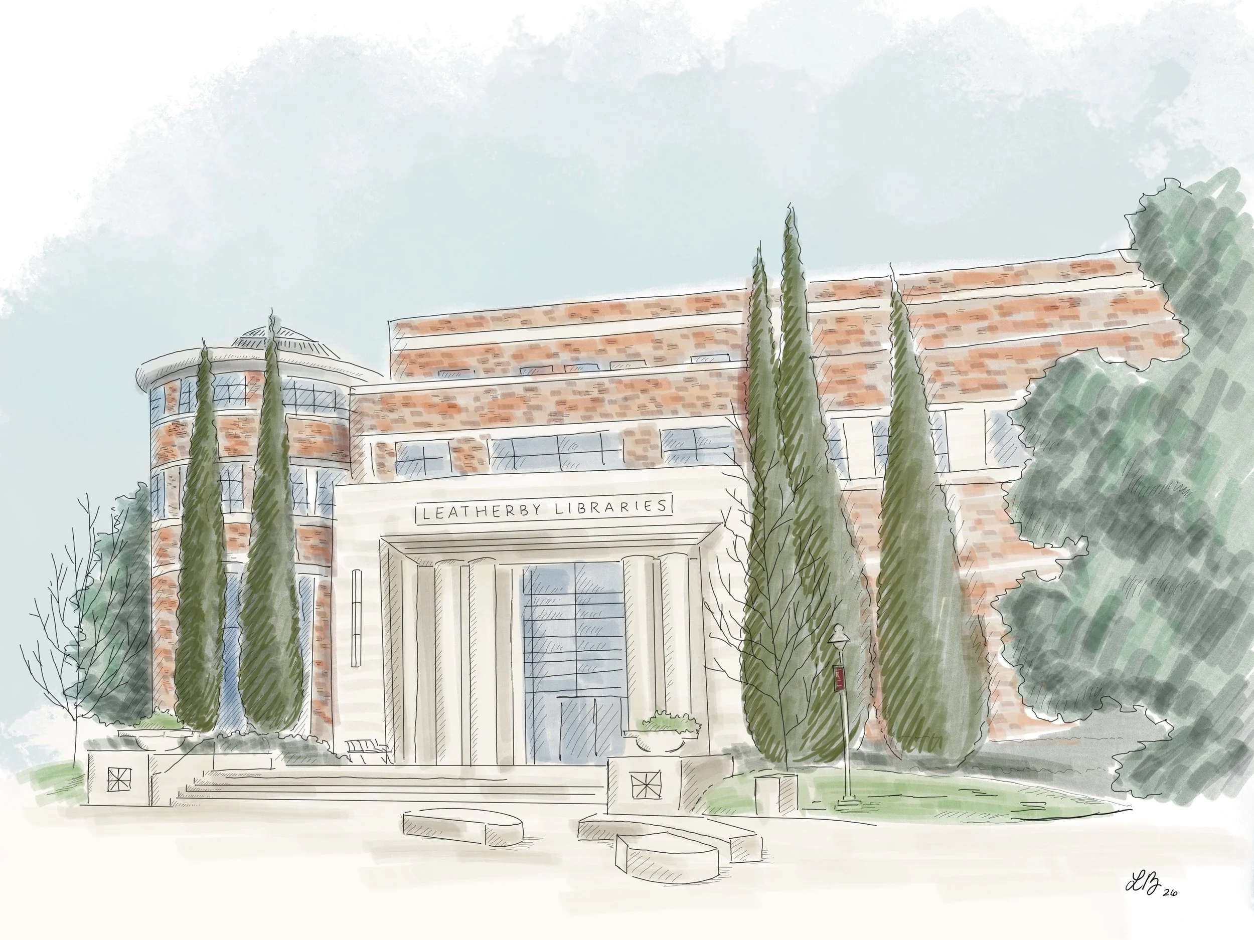 Sketching Chapman: An Illustrated Study of Campus Architecture