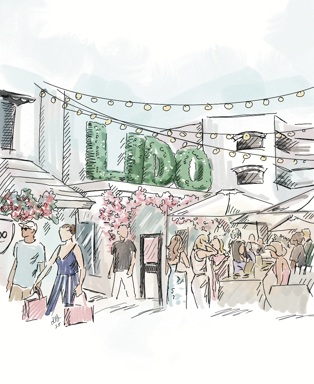 Female Maker Market Branded Illustrations