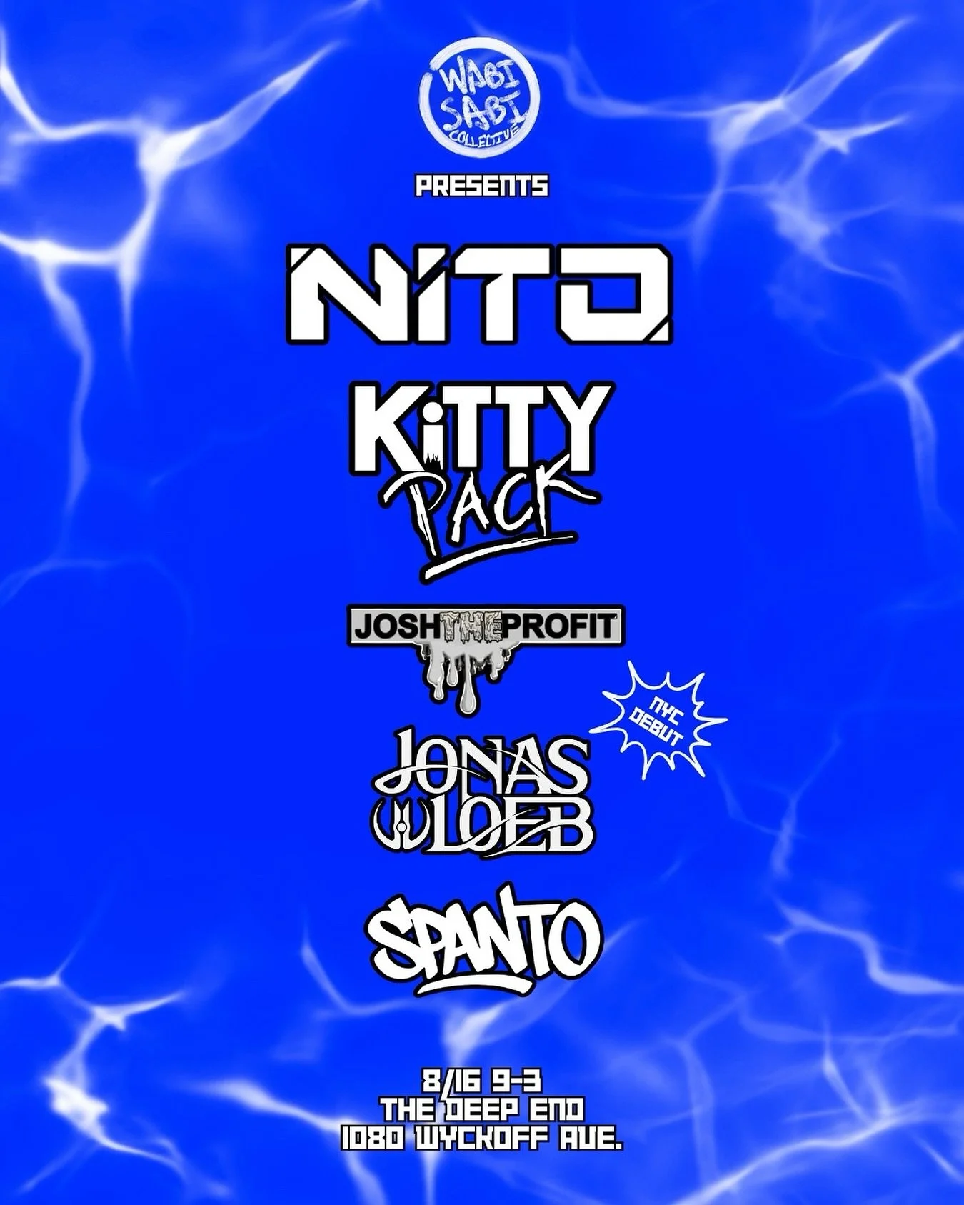 We&rsquo;ve got a heater for ya, @nito.wav,  @kitty_pack, @joshtheprofit.official, @jonasloeb and @spanto.es are coming to the @deependnyc on 8/16! Gonna be a great night of DnB kicked off by Open Decks (signup in bio)! Early bird tix available now! 