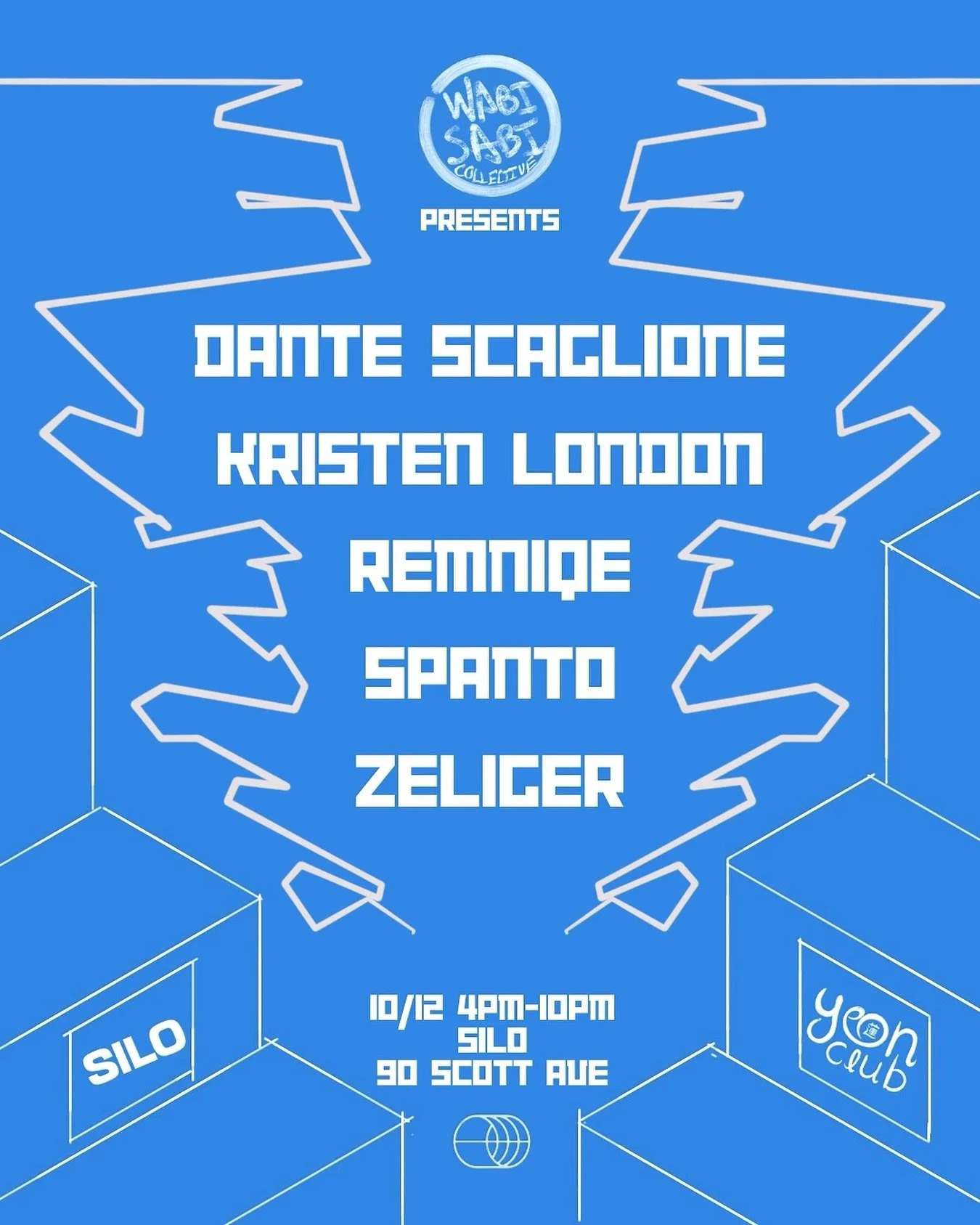 Come spend your Sunday afternoon and enjoy the selections of some of our favorite Brooklyn DJs! In collaboration with @yeon_club, we are happy to announce that @d_a_n_t , @kristenmlondon_dj, @remniqe, @spanto.es and @zeliger.wav are coming to @silobr