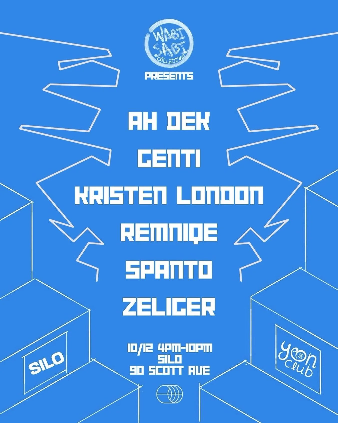 Come dance with us this Sunday at @silobrooklyn! @ah_dek_jing_gao, @whoisgenti, @kristenmlondon_dj, @remniqe, @spanto.es and @zeliger.wav are going to be spinning from 4-10 ☺️ Free with RSVP!