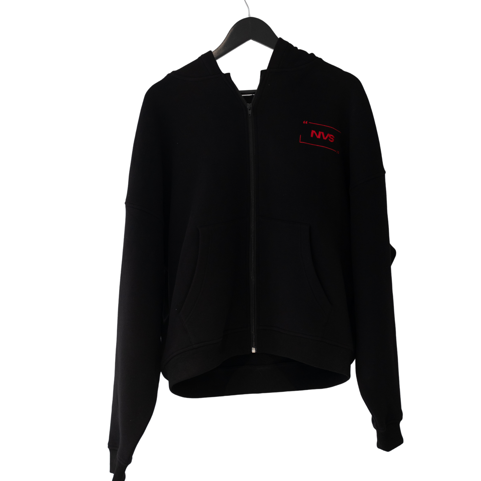 Fiery Zip Front Hoodie