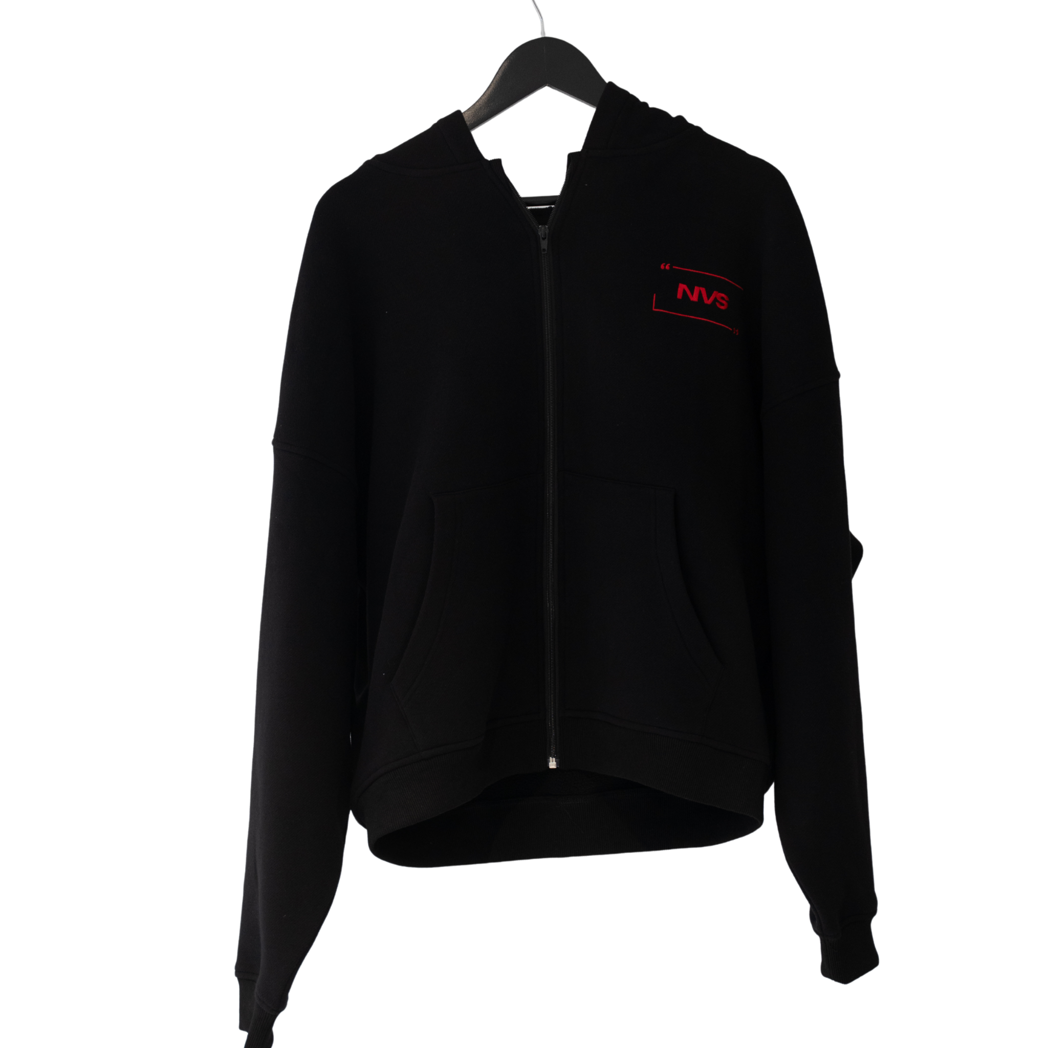 Fiery Zip Front Hoodie