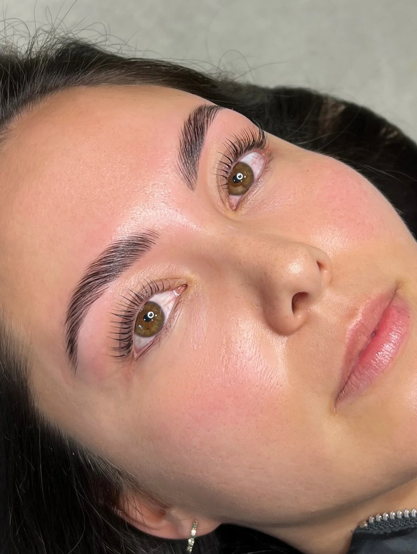 Subtle enhancements done the beauty base way 🫶 swipe for before &mdash;&gt;

〰️ soft laminations 
〰️ soft tints 
〰️ baby brow trims 
〰️ Korean lash lifts for silky, healthy lashes 
〰️ keeping brows nice and full 

What to book: brow &amp; lash packa