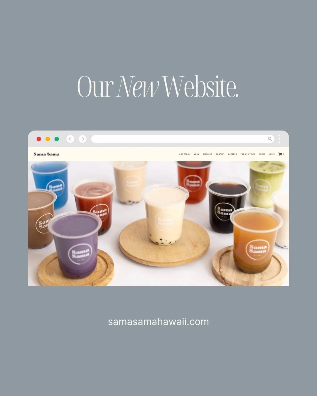 A new chapter for SAMA SAMA starts here.
Our website just got an upgrade&hellip; 
and it&rsquo;s only the beginning.
Stay tuned.

#samasamahawaii