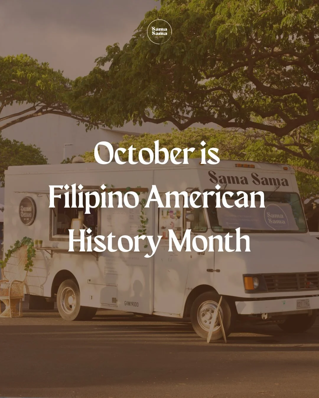 Happy Filipino American History Month, kabarkada! 🇵🇭

Here at @samasamahawaii, we&rsquo;re all about promoting, representing, honoring, and preserving our Filipino culture - from our company culture and branding to the menu we serve.

We&rsquo;re p