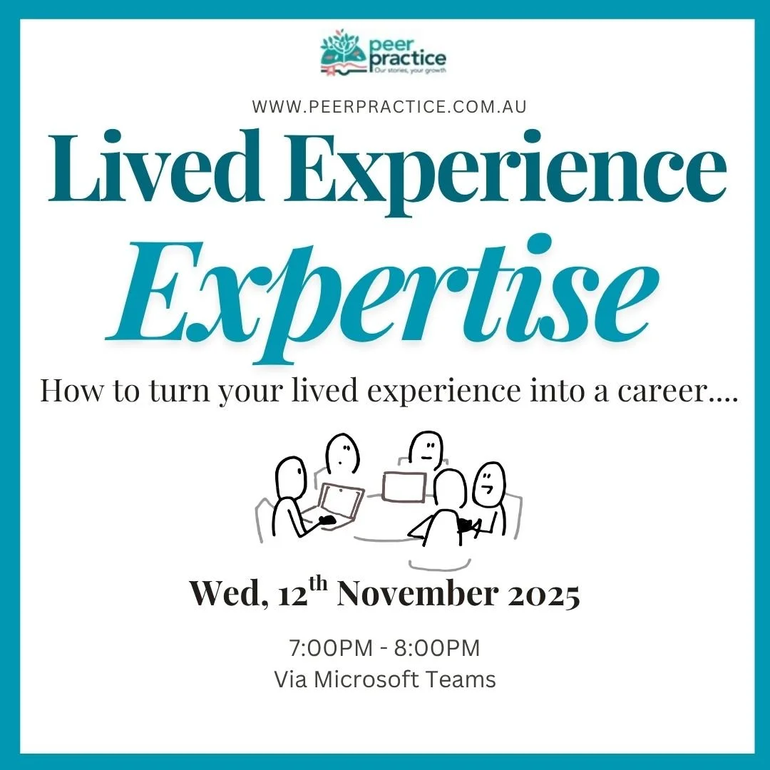 Interested in transforming personal experiences into a rewarding career? 💼 🤝 

Join our engaging 60-minute webinar on the essential role of Peer Workers in mental health and community services. Explore foundational values, ethical considerations, a