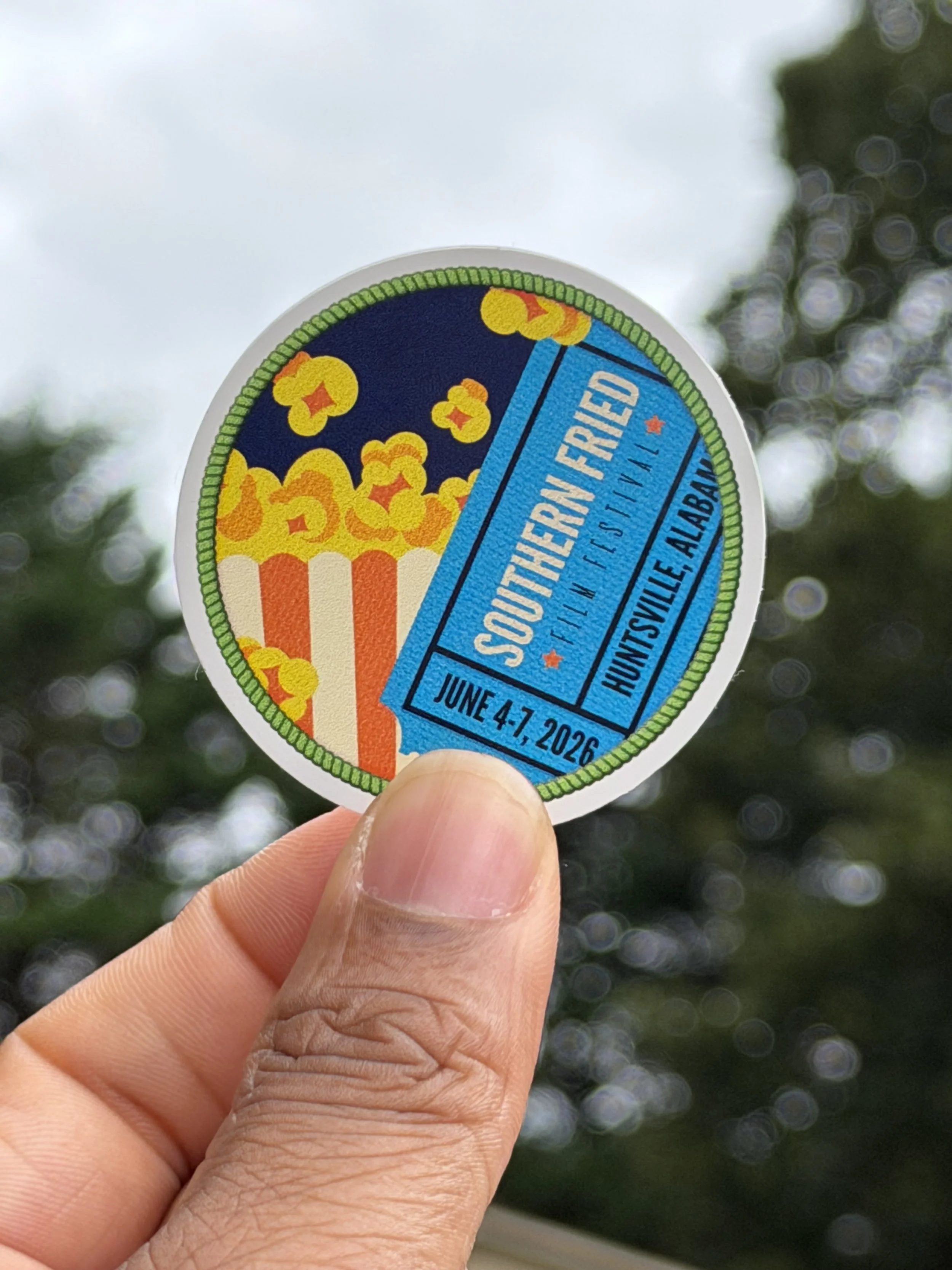Southern Fried Film Festival Stickers