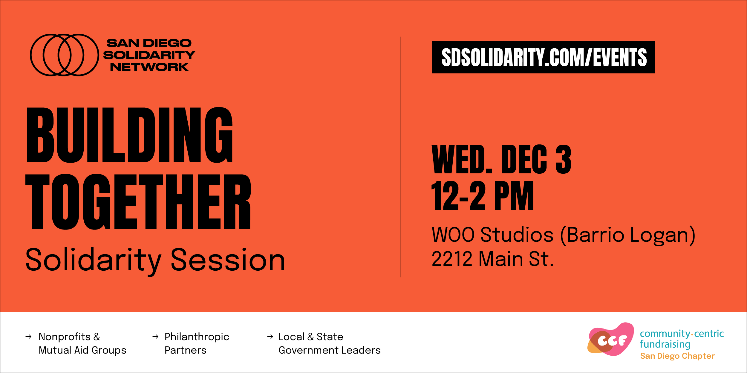 Solidarity Session: Building Together