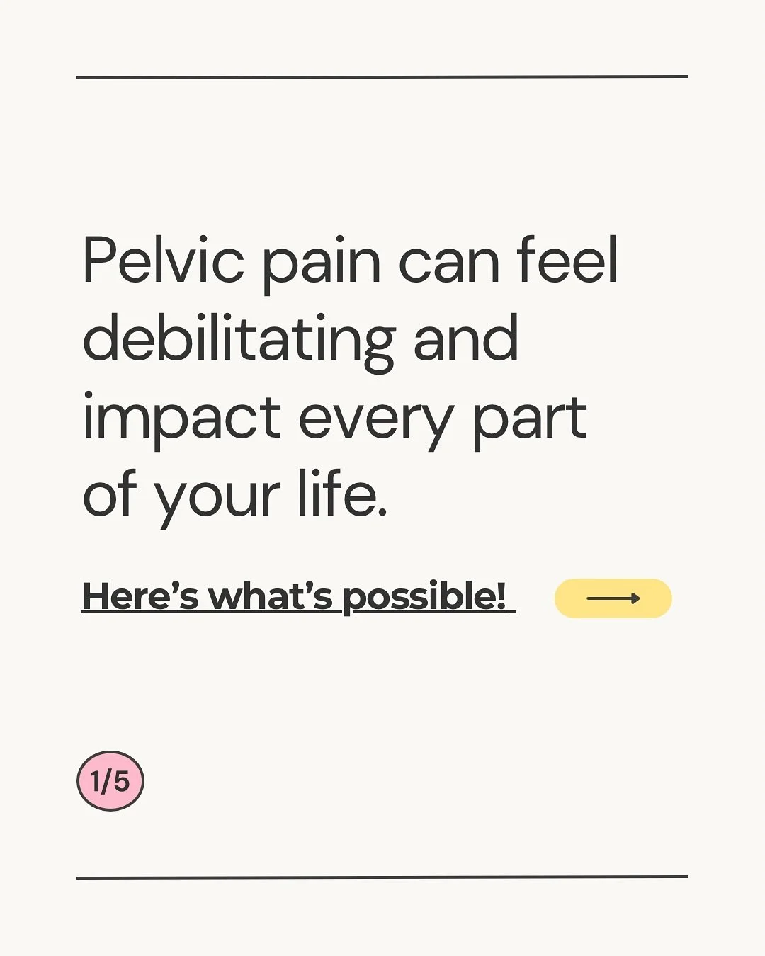You&rsquo;re not alone in this ❤️&zwj;🩹

Pelvic pain can feel like it&rsquo;s taken over your life. It impacts how you move, connect, and even how safe you feel in your body. I strive to create spaces where my patients feel heard, understood, and ca