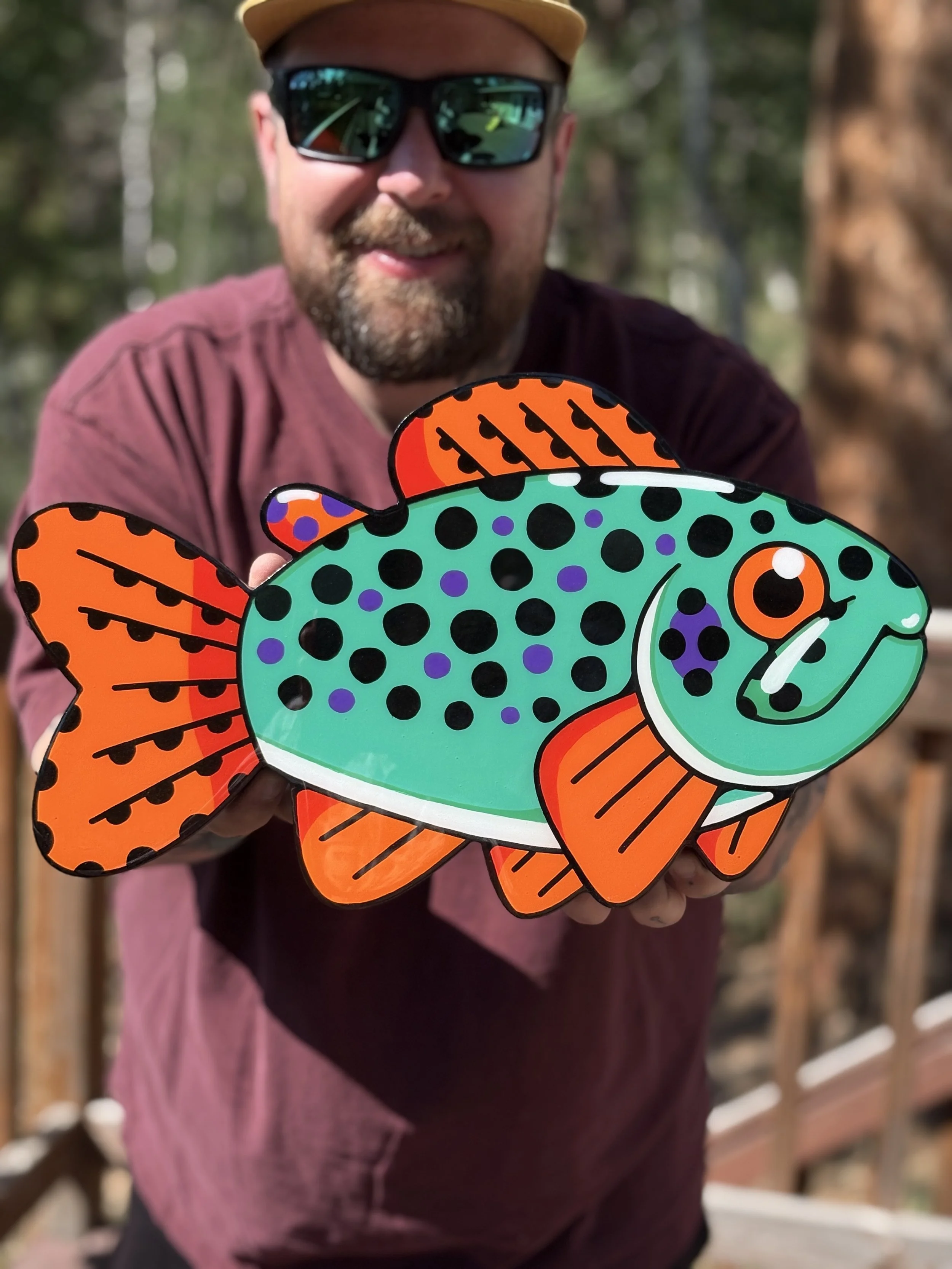 Turquoise Gummy Fish 1 of 1