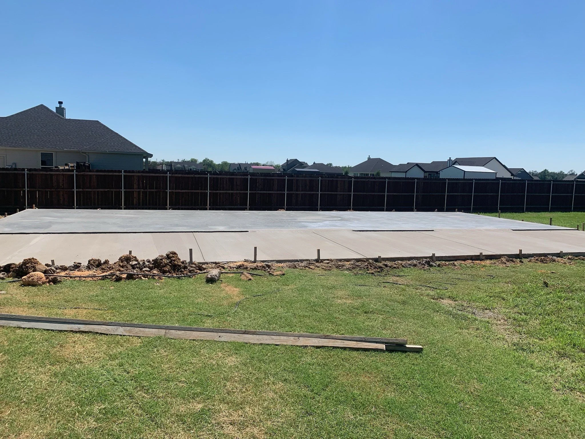 Call us for a quote.  9038501311 
Servicing your area, With 25 years of experience, we will take care of all your concrete needs.
✅Residential and commercial
✅Foundations    ✅Sidewalks/retaining walls
✅Driveways        ✅Metal buildings
✅Slabs  