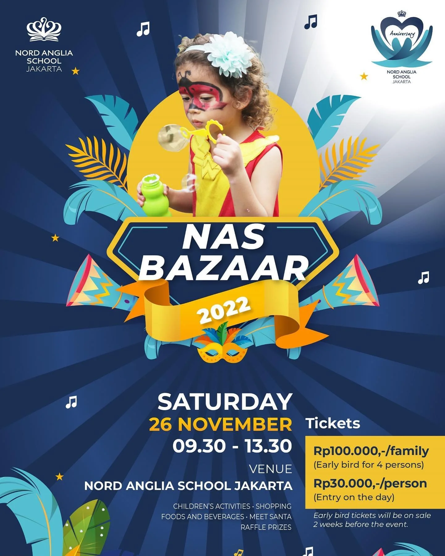 Come join #nordangliajakarta and the greatest South Jakarta community at the annual NAS Bazaar on November 26th. Visit Pondok Indah International Counseling at our booth, learn about our counseling services for you, your family or your business and t
