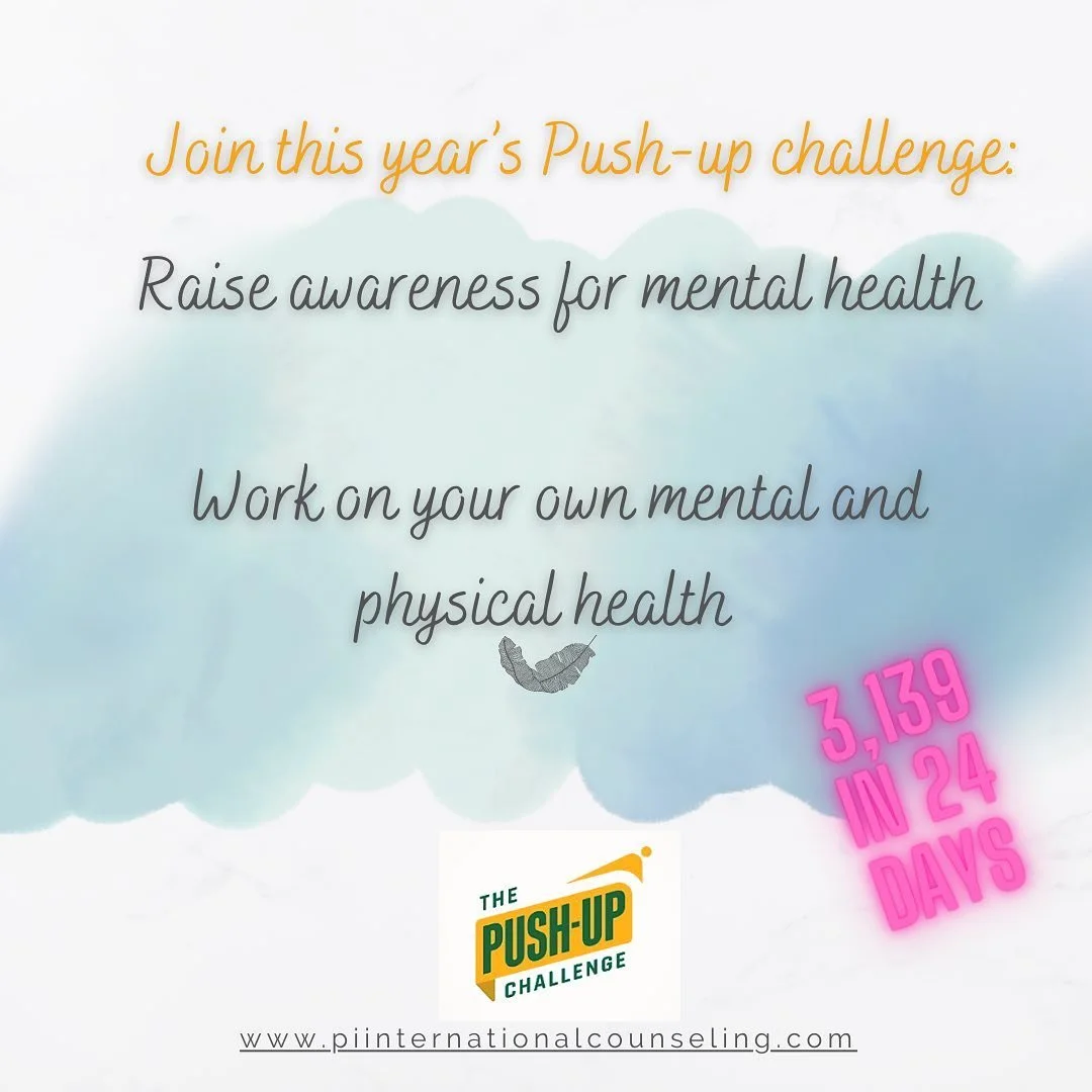 Pondok Indah International Counseling proudly partakes and sponsores this year&rsquo;s #pushupchallenge 
Get into #physical and #mentalhealth and raise #awareness for mental health issues in #australia and #indonesia 
The money raised by our team thi