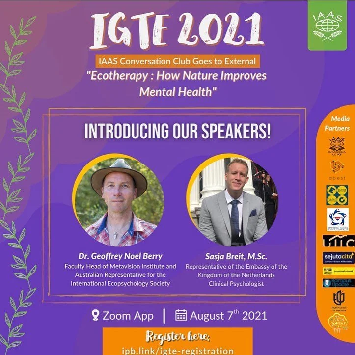 We have been invited to represent The Embassy of the Kingdom of the Netherlands at the IPB University (Institut Petanian Bogor) IAAS IGTE 2021 event as a guest speaker on Saturday August 7th. This year&rsquo;s theme is all about mental health, well-b