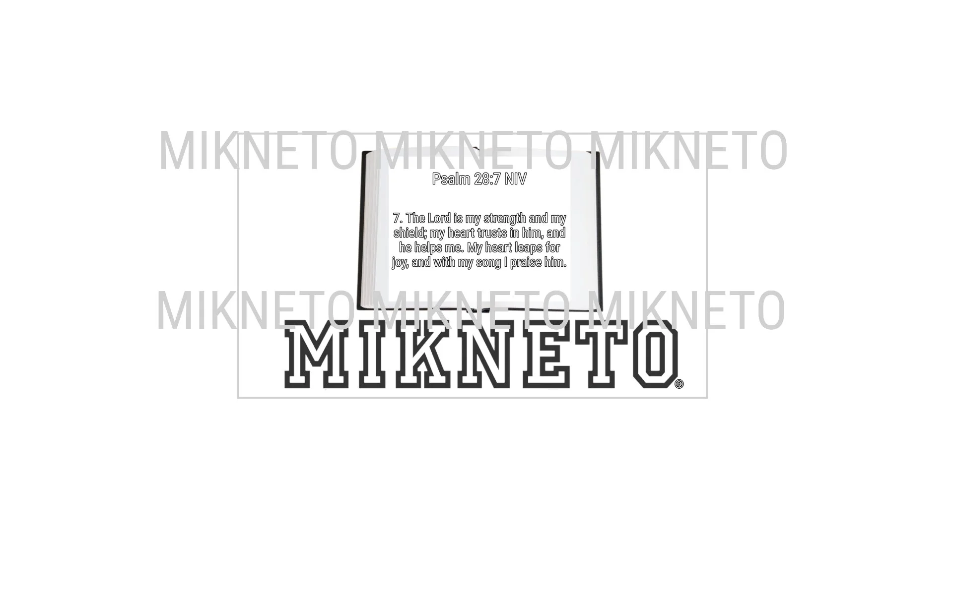 Psalm 28:7 NIV