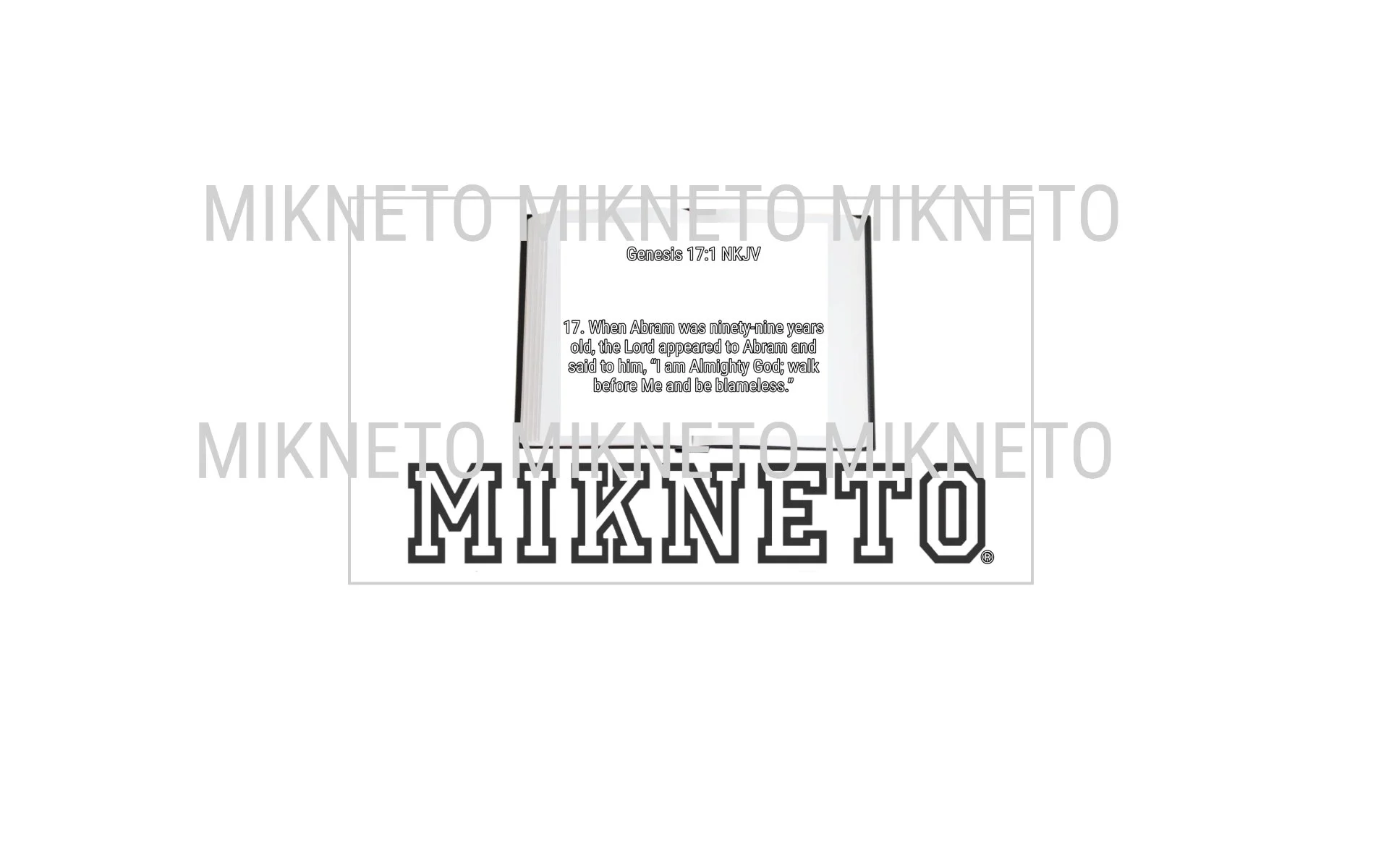 Donation: Genesis 17:1 NKJV