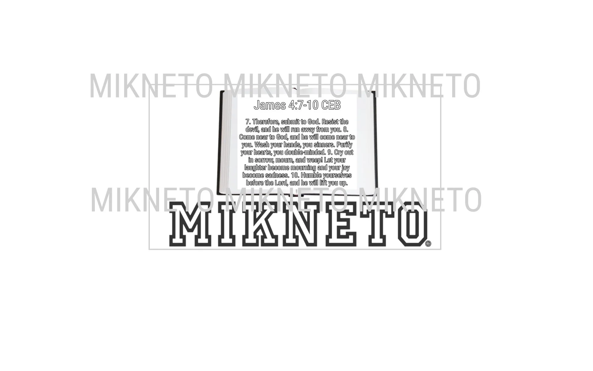 Donation: James 4:7-10 CEB