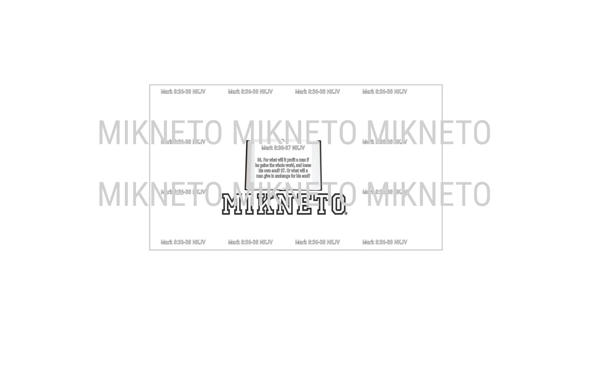 Donation: Mark 8:36-37 NKJV