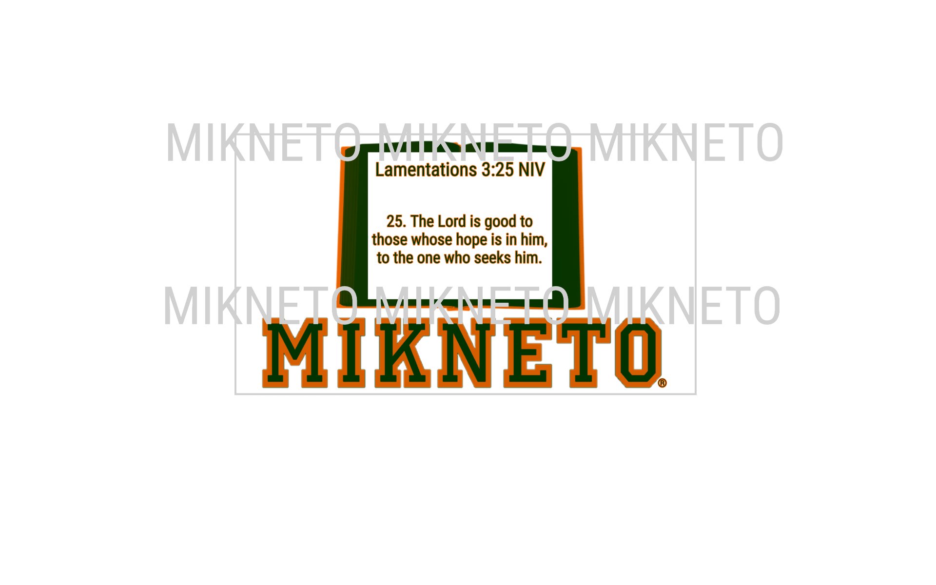 Lamentations 3:25 NIV