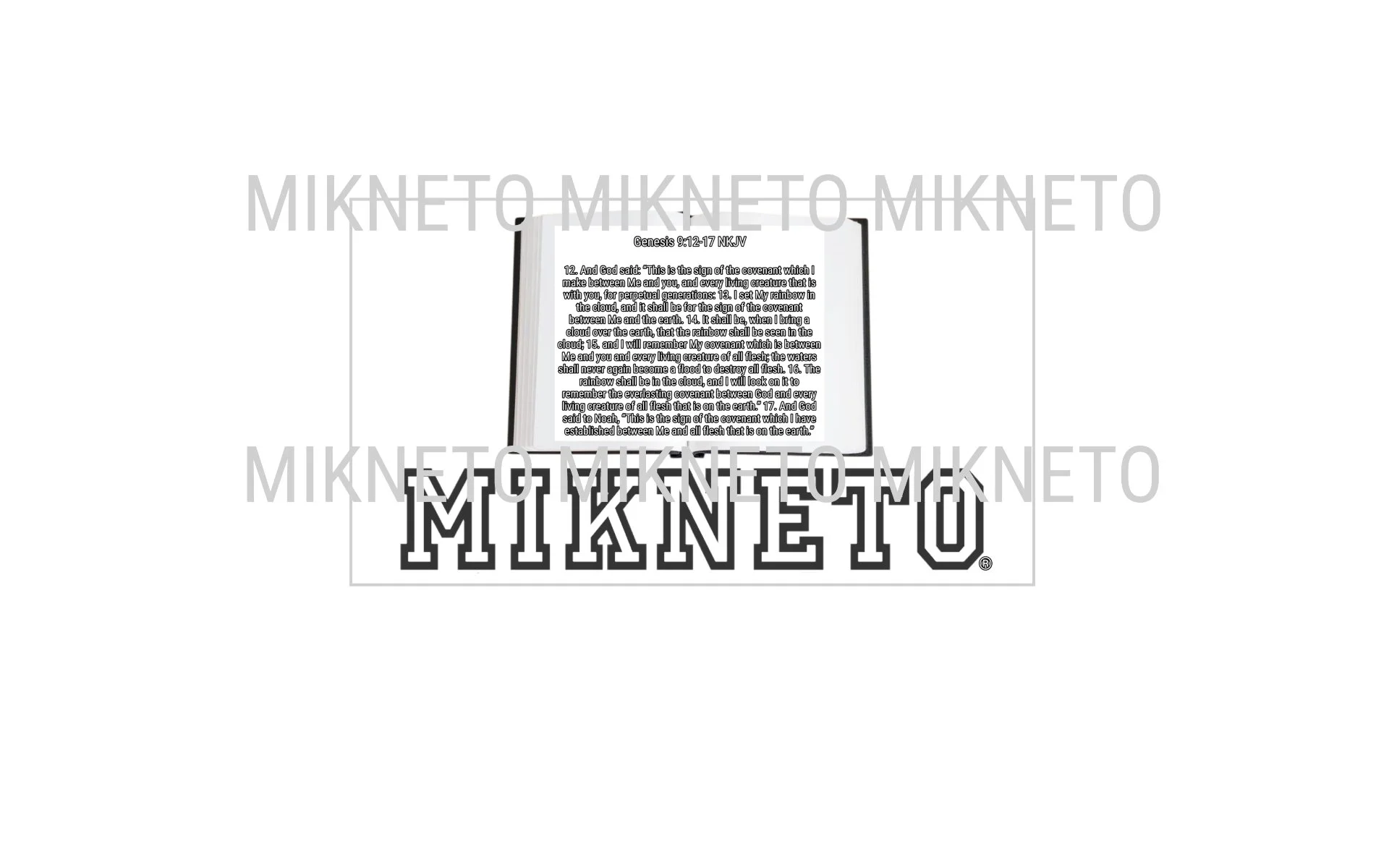 Donation: Bible - MIKNETO/Genesis 9:12-17 NKJV