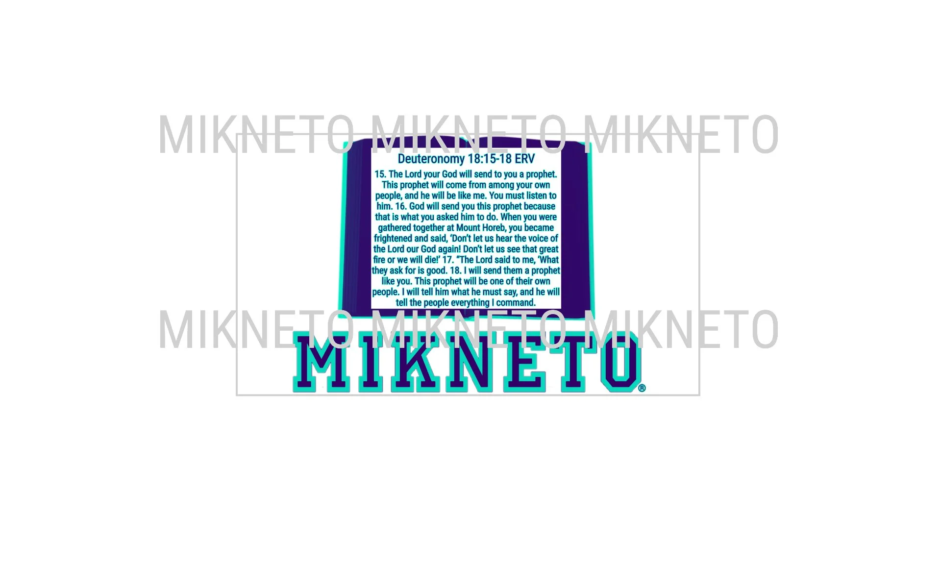 Donation: Deuteronomy 18:15-18 ERV