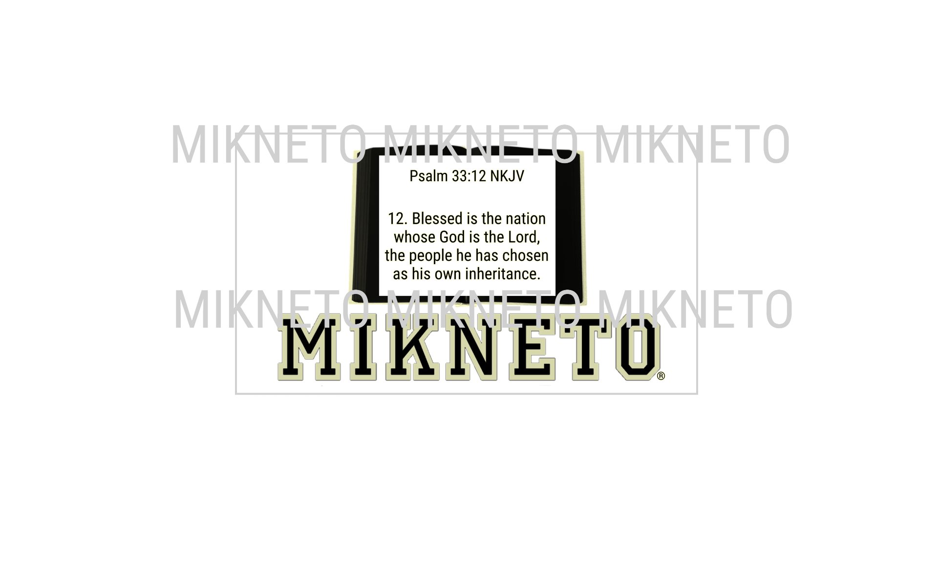Donation: Psalm 33:12 NKJV