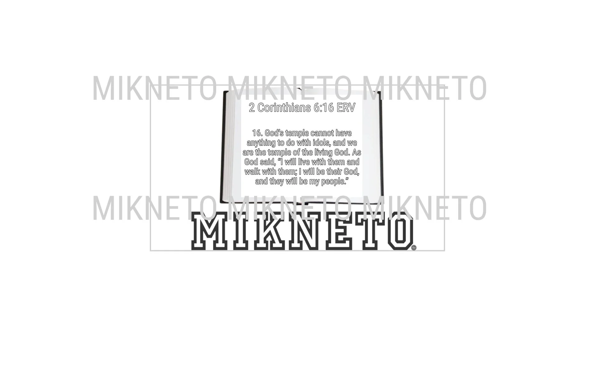 Donation: 2 Corinthians 6:16 ERV