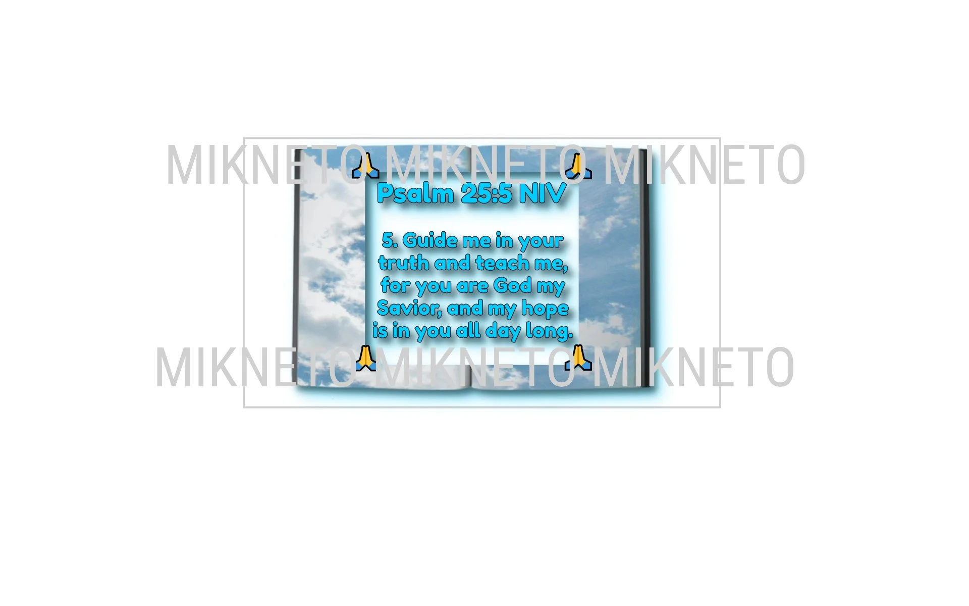 Donation: Psalm 25:5 NIV