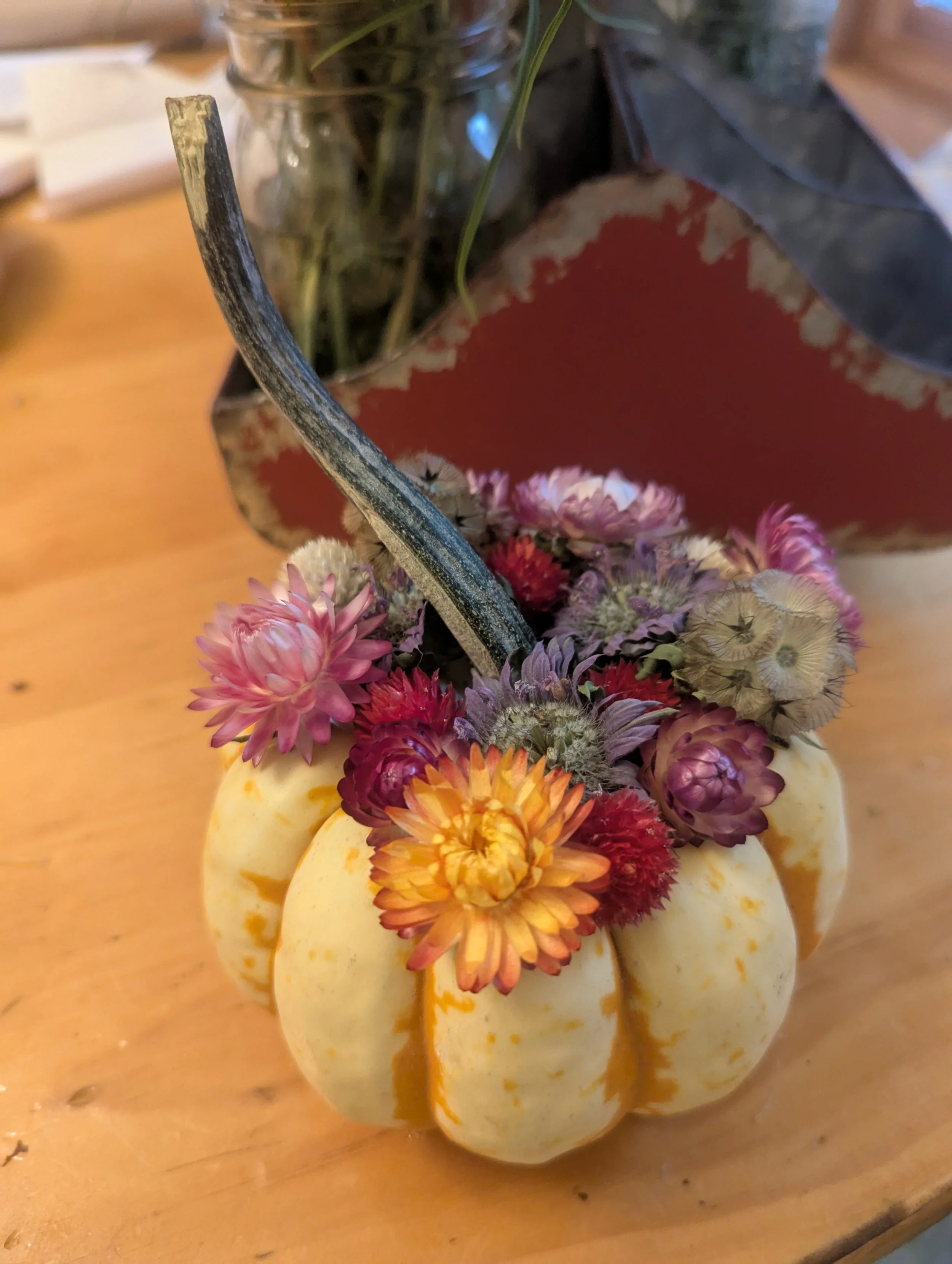Dried Flower Pumpkin Workshop