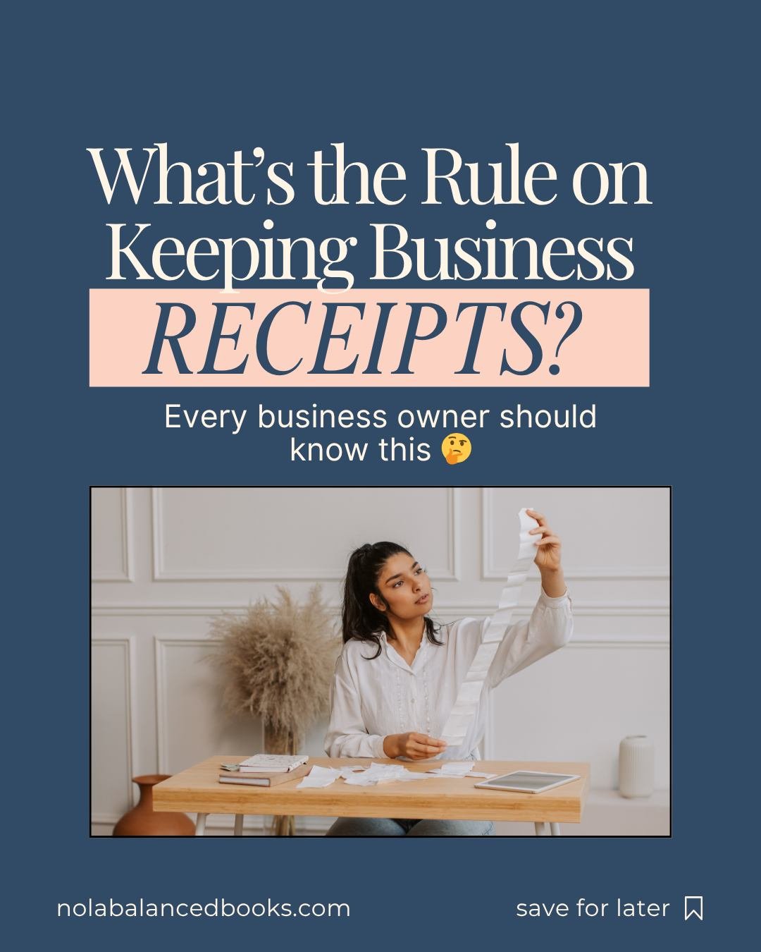 This is a great question, and one every business owner should know.

In most cases, you should keep receipts and supporting documents for at least 5 years. 

Why? Because the IRS (or your local tax authority) can audit up to 3 years back, and in some