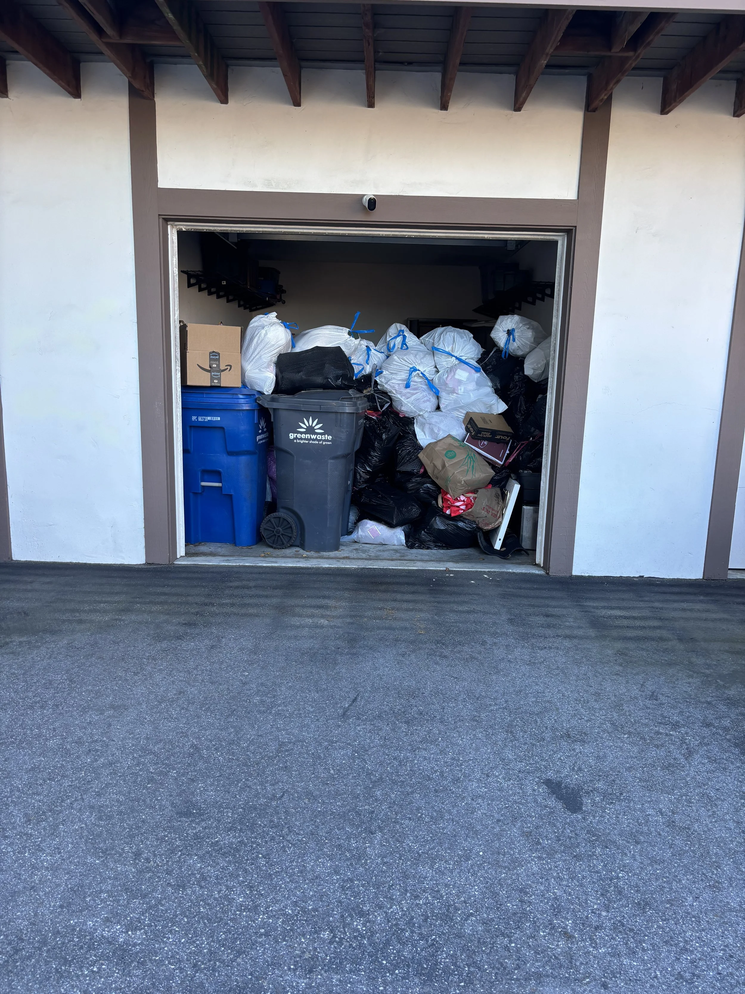 Garage trash and furniture cleanout Carmel