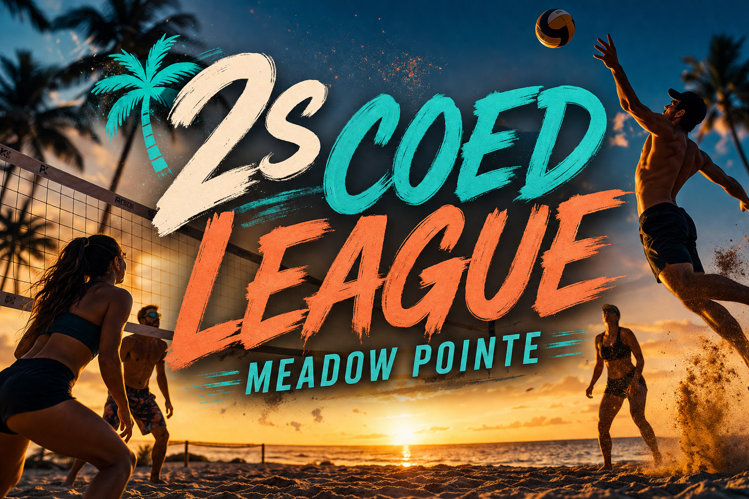 🏐2S COED LEAGUE @Meadow Pointe
