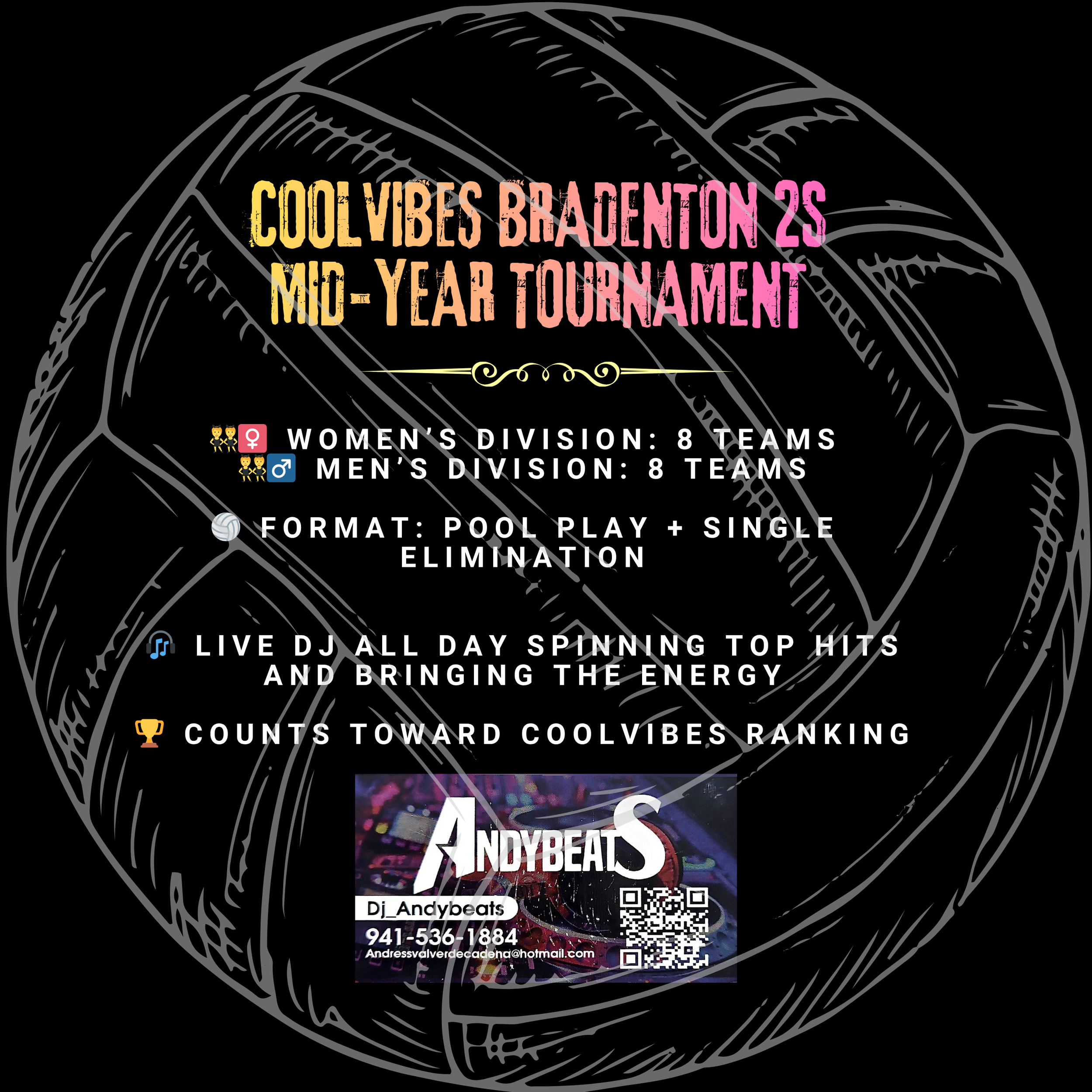 🌴🏐 COOLVIBES BRADENTON 2s – MID-YEAR TOURNAMENT 🏐🌴