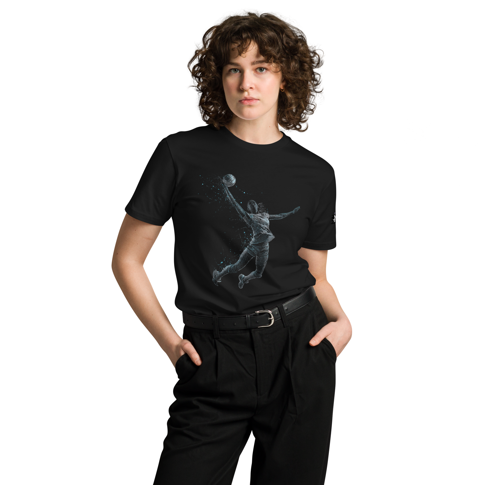 Spirit of Volleyball 100% Combed Cotton - Dark Shades - Girl